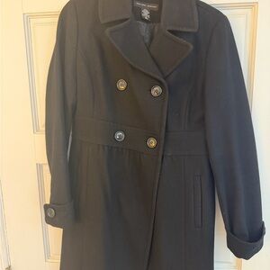 New York & Company Black Trench Coat